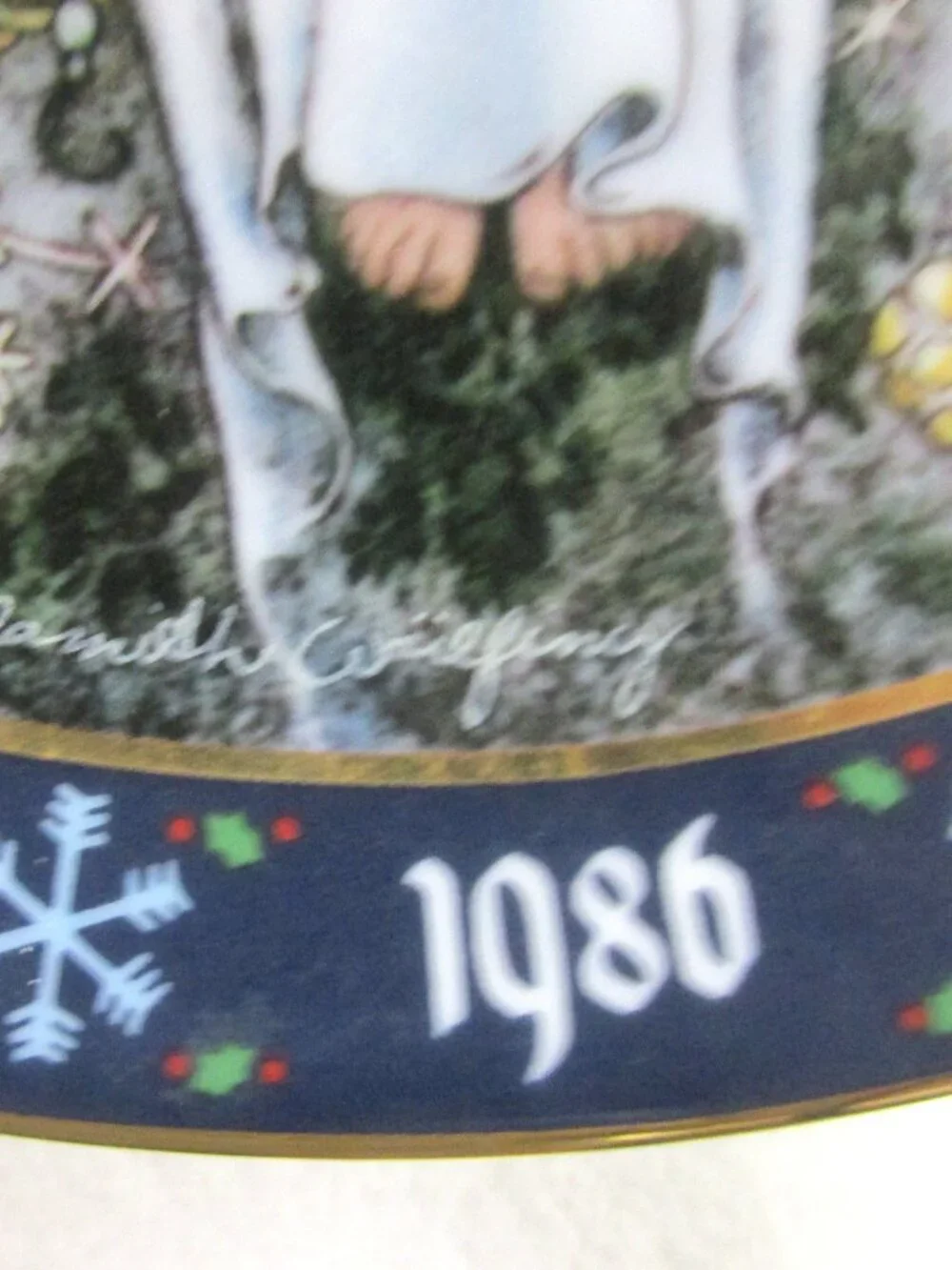 Sulamith Wulfing Christmas Plate 1986 The Christ Child